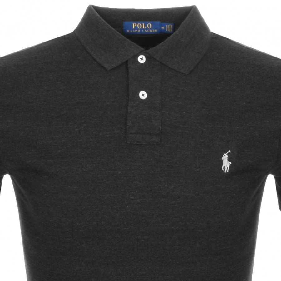 Alternative Image for ProductRalph Lauren Slim Fit Polo T Shirt Black2